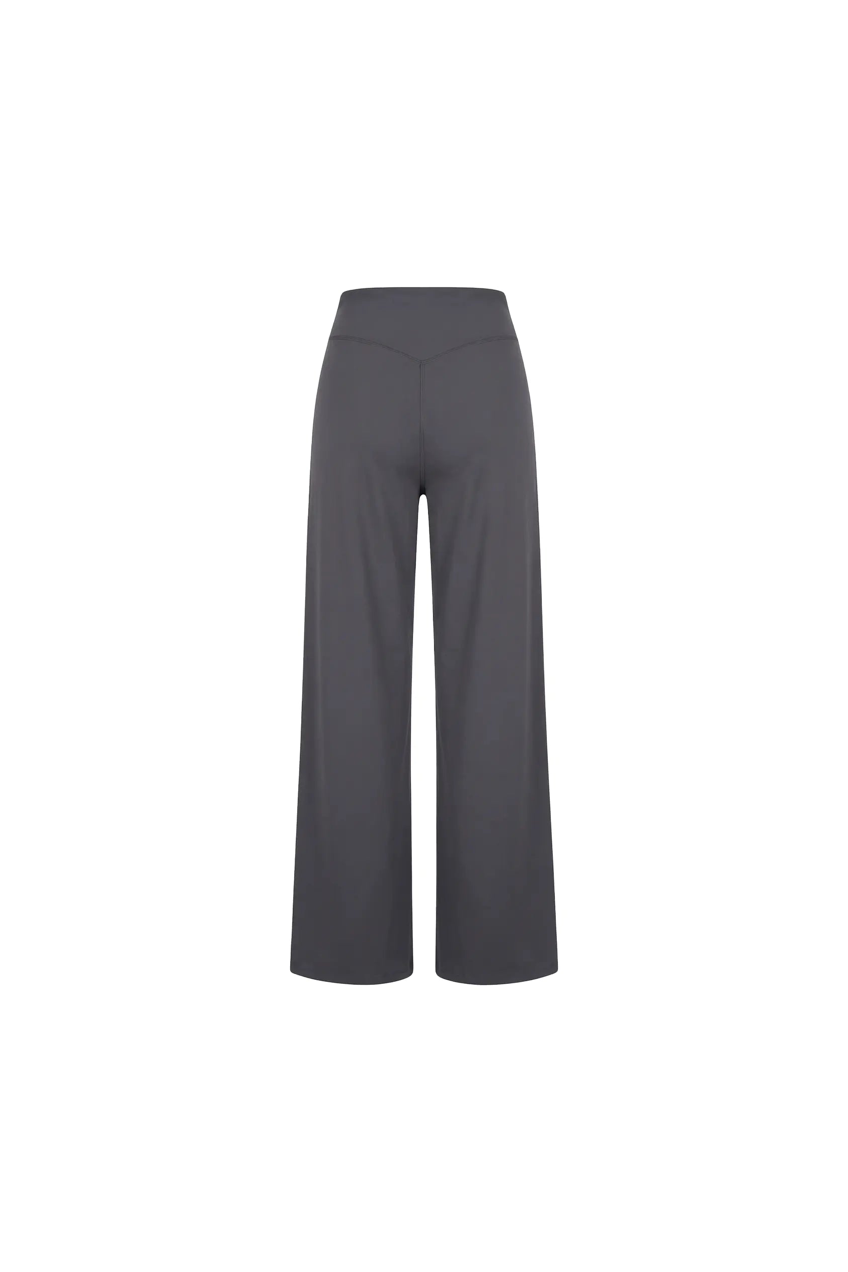 Dark gray wide-leg pants on a white background, TCH Purple Rhinestone Gradient Sweatpants