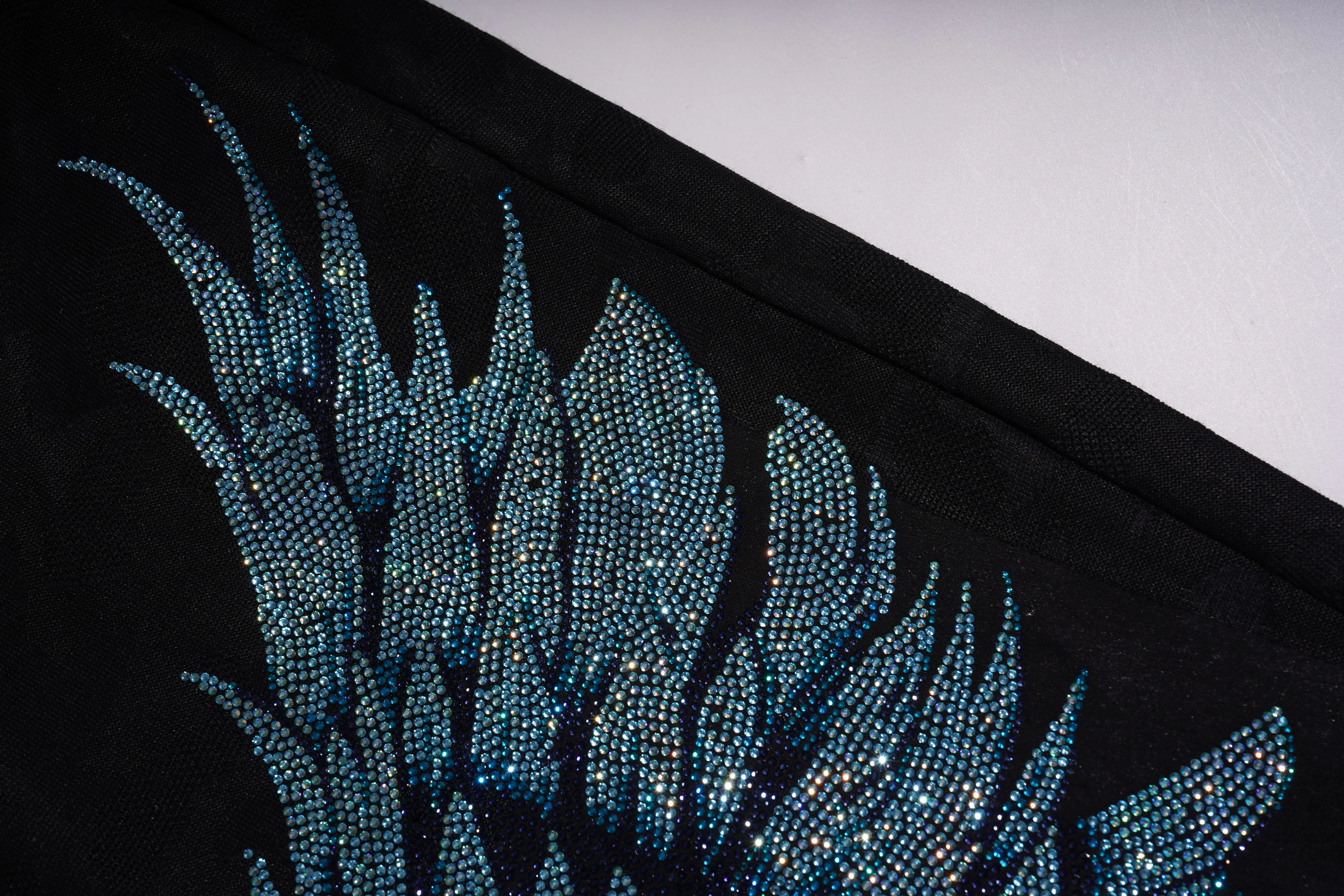 TCH Rhinestone Angel Wing Camo Jogger Pants Luxury Streetwear Brand Official Showcase