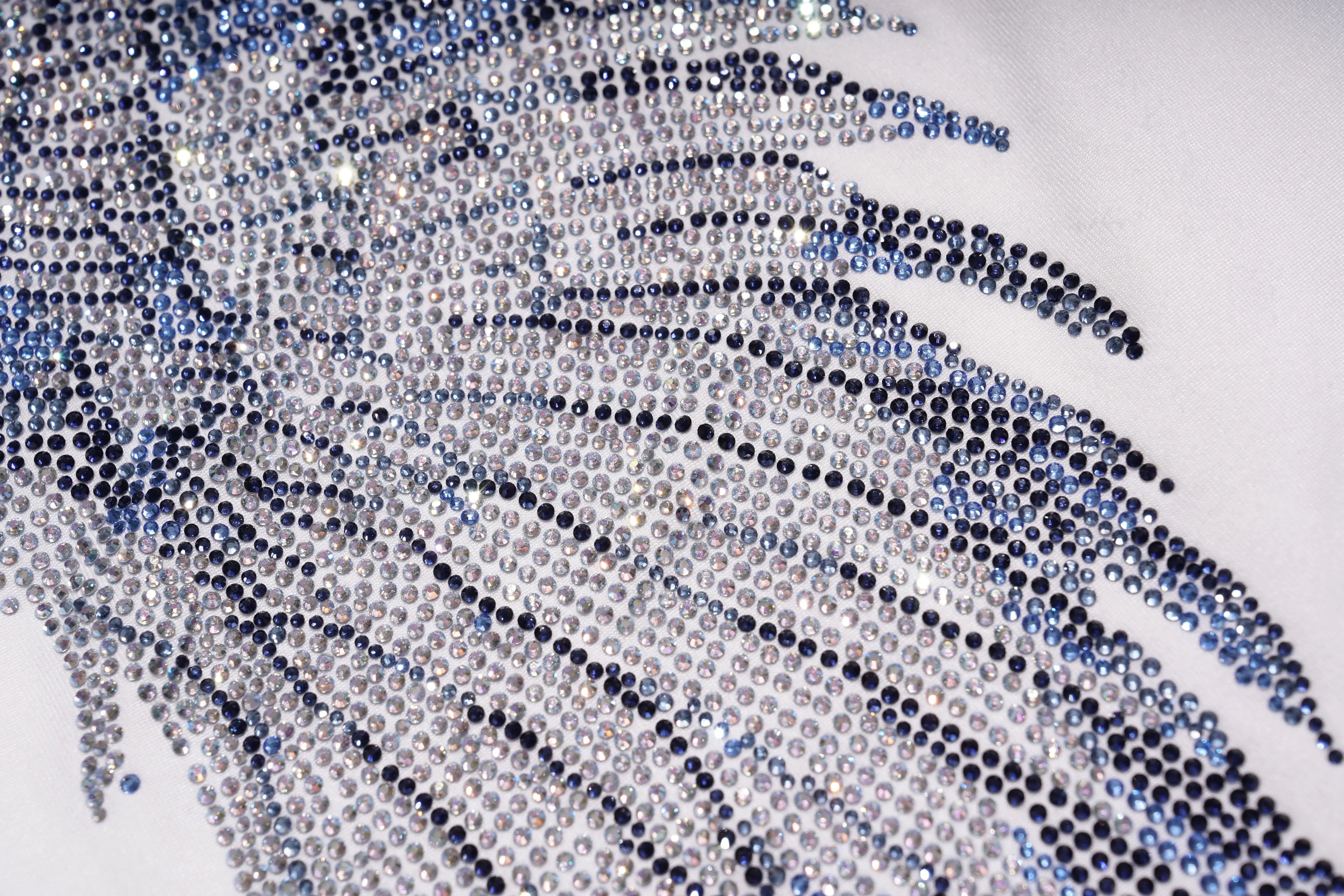 TCH Rhinestone Angel Wing Wrap Crop Top Luxury Streetwear Brand Official Showcase