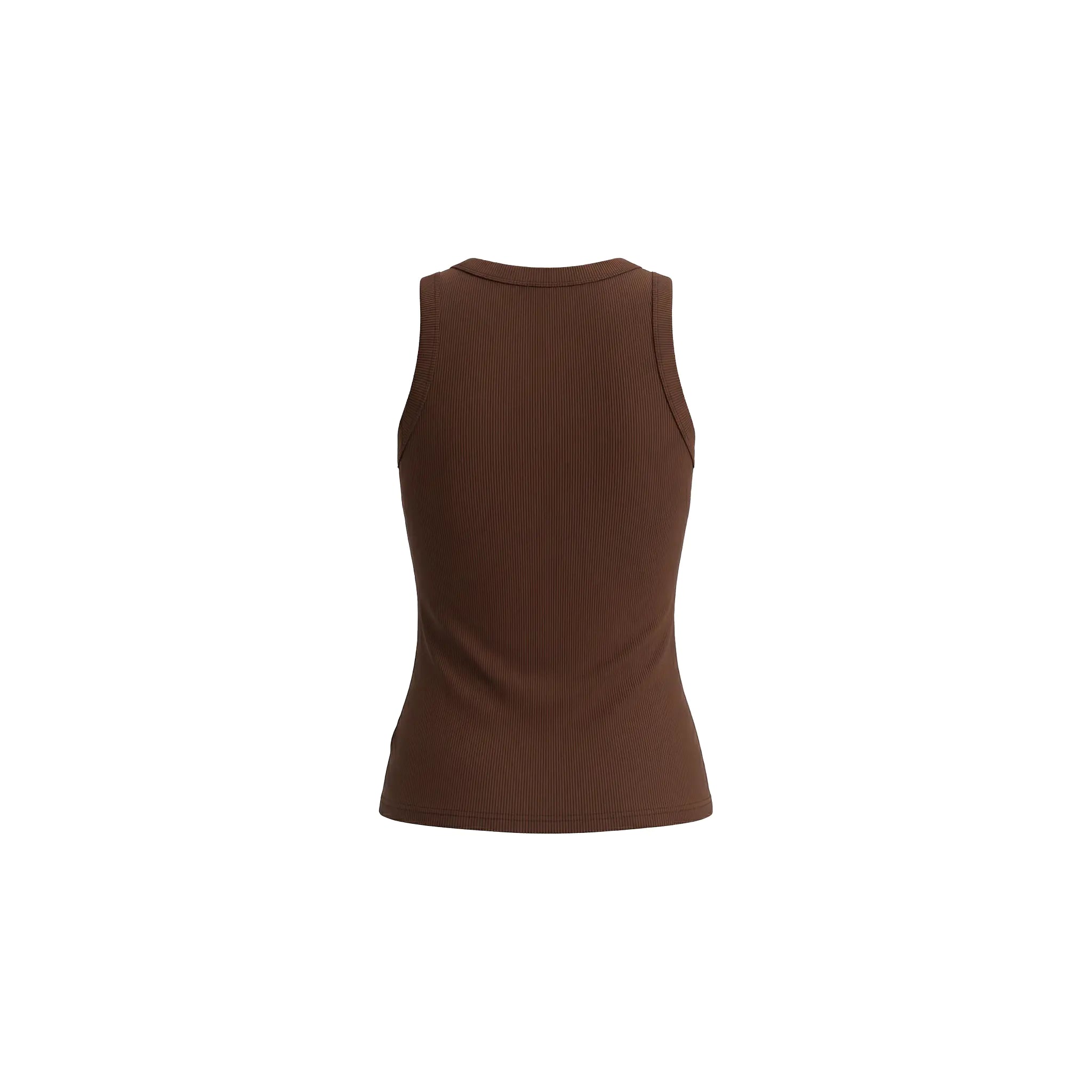 Brown tank top on a white background, TCH Rhinestone Butterfly Bow Tank Top
