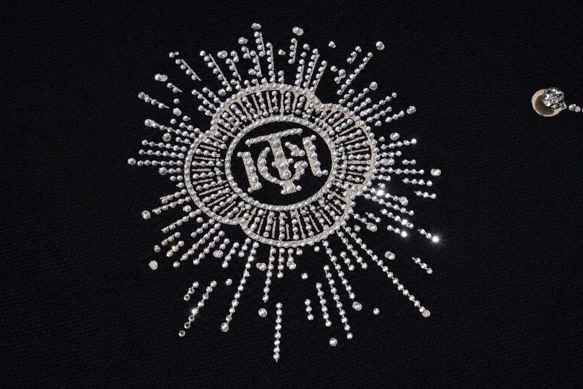 TCH Rhinestone Constellation Straight-Leg Sweatpants