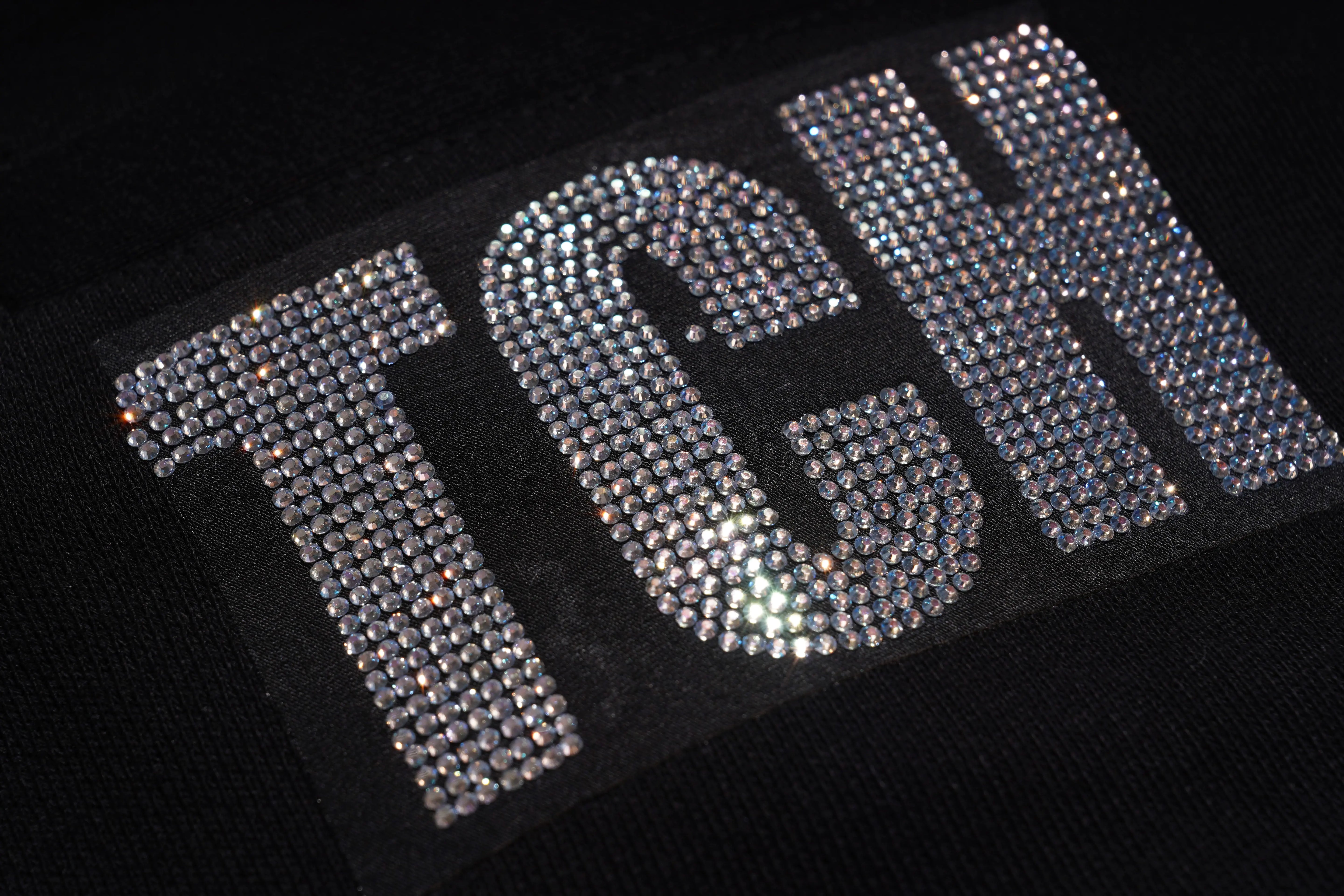 TCH Rhinestone Feather Full-Pattern Pants Luxury Streetwear Brand Official Showcase