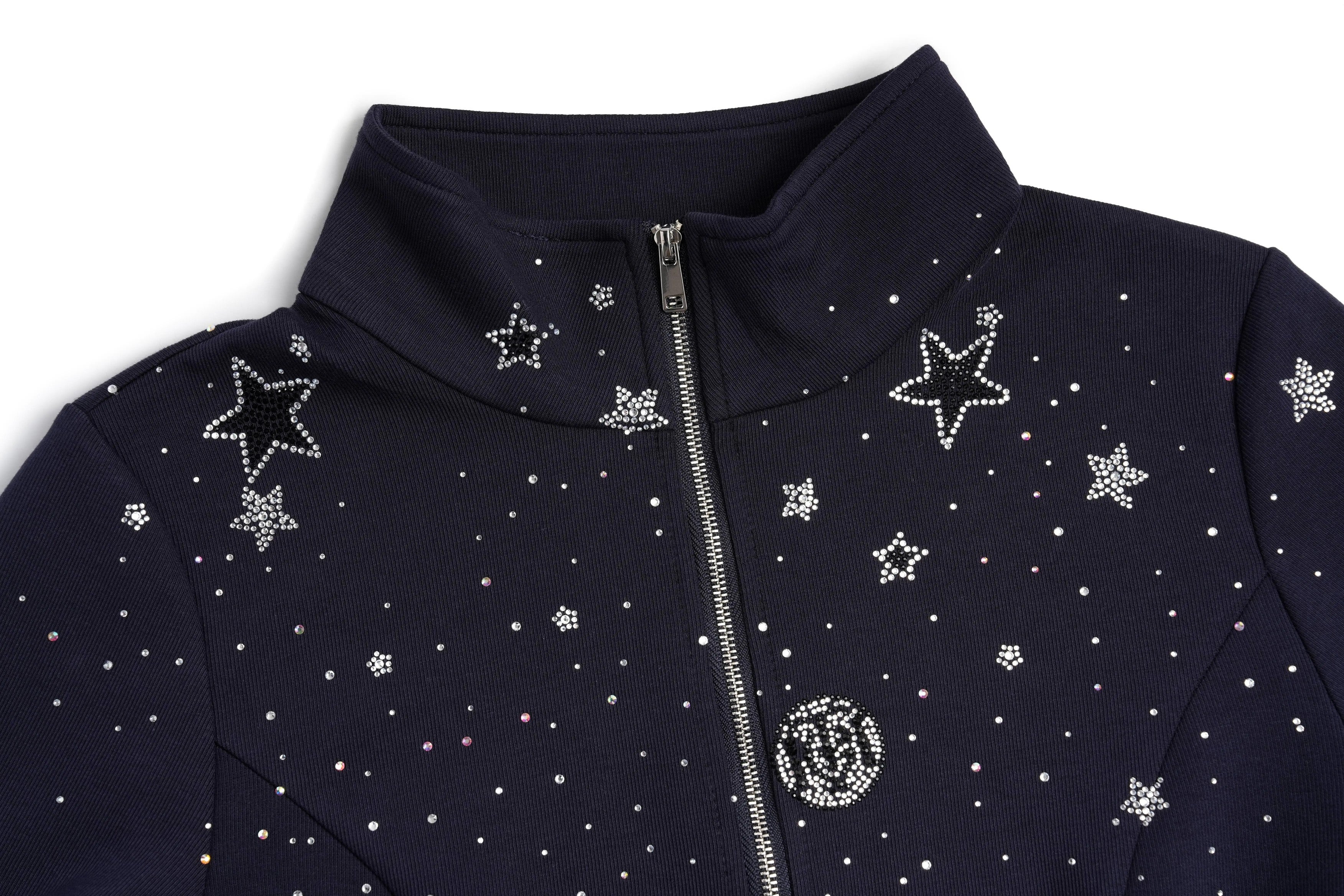 TCH Rhinestone Galaxy Three-Piece Tracksuit Set - 3