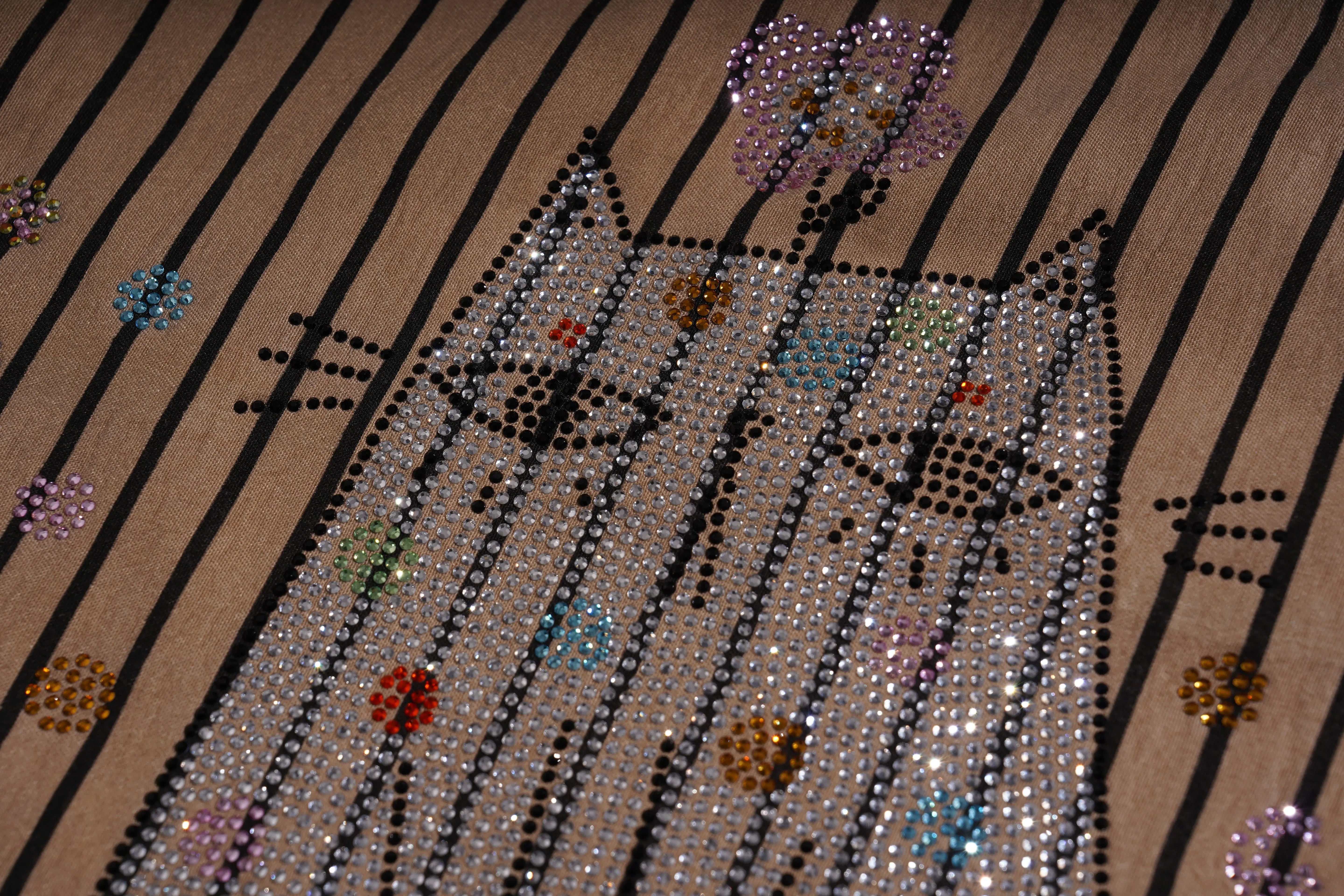 TCH Rhinestone Graffiti Cat & Cherry Set-3