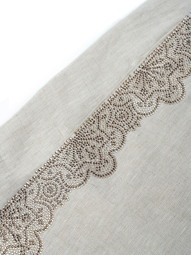 tch rhinestone graphic bear palazzo trousers beige HighEnd Luxury Streetwear Brand Official Showcase