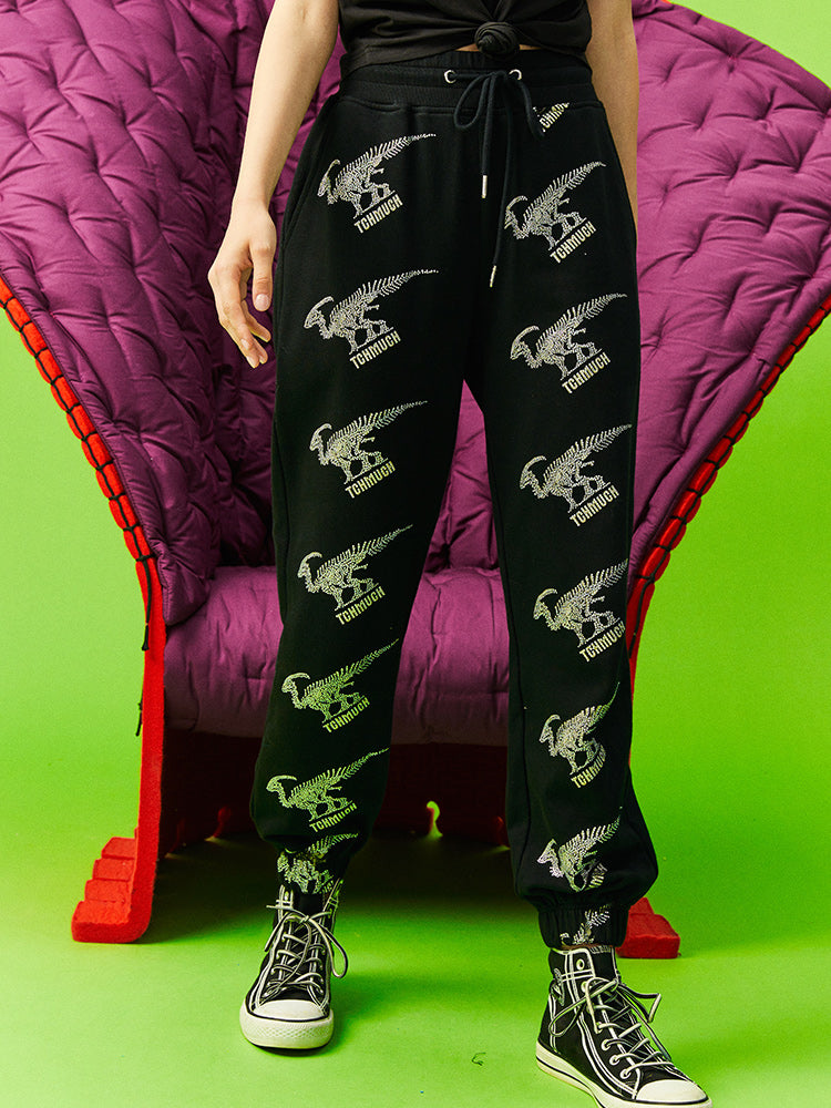 tch rhinestone graphics joggers pants black HighEnd Luxury Streetwear Brand Official Showcase