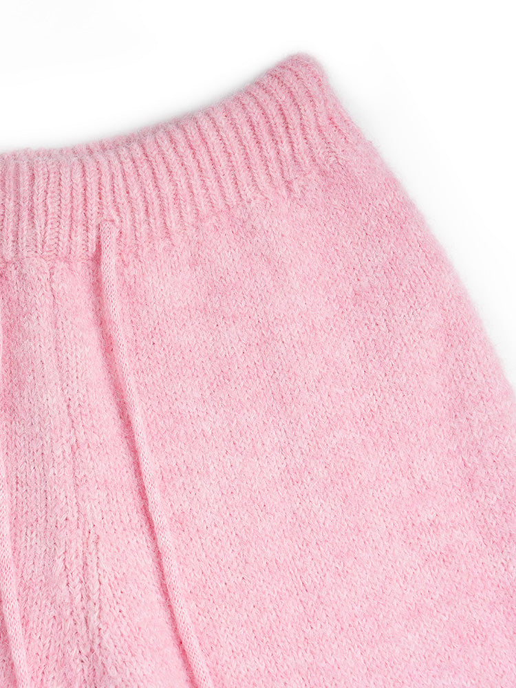 tch rhinestone knit 3-piece lounge outfit pink HighEnd Luxury Streetwear Brand Official Showcase