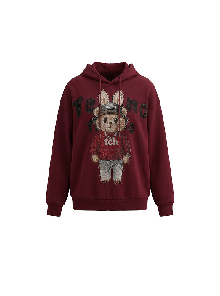 TCH Rhinestone Oversized Graphic Y2K Hoodies-8