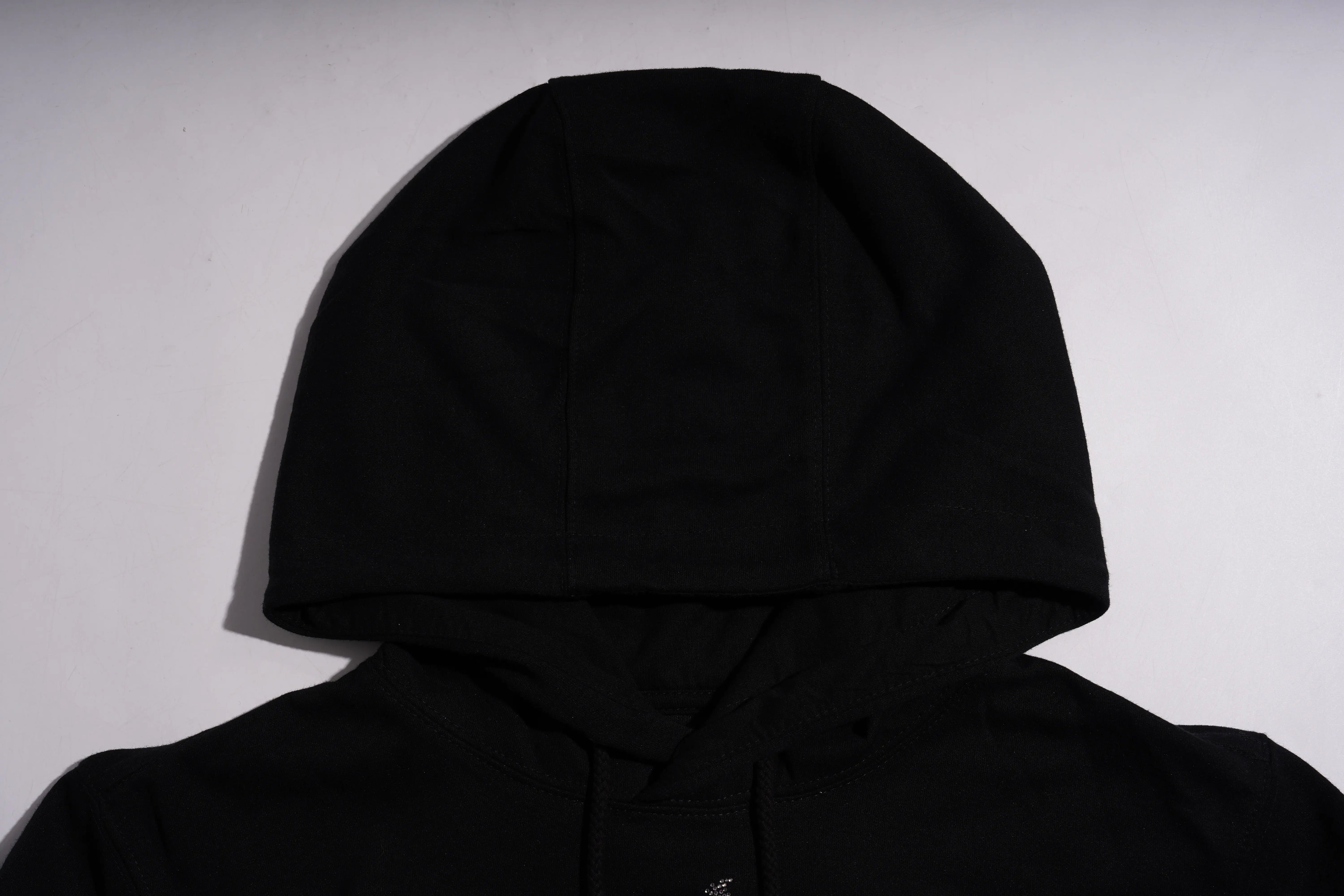 Black hoodie on a white background, TCH Rhinestone Panda Bow Dress