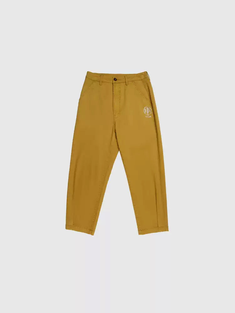 tch rhinestone pleated balloon leg jeans yellow HighEnd Luxury Streetwear Brand Official Showcase