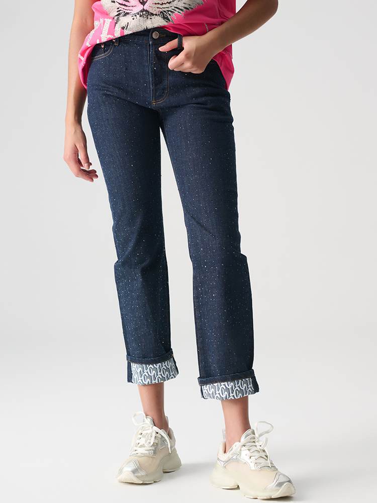 tch rhinestone slim fit stretch jeans blue HighEnd Luxury Streetwear Brand Official Showcase