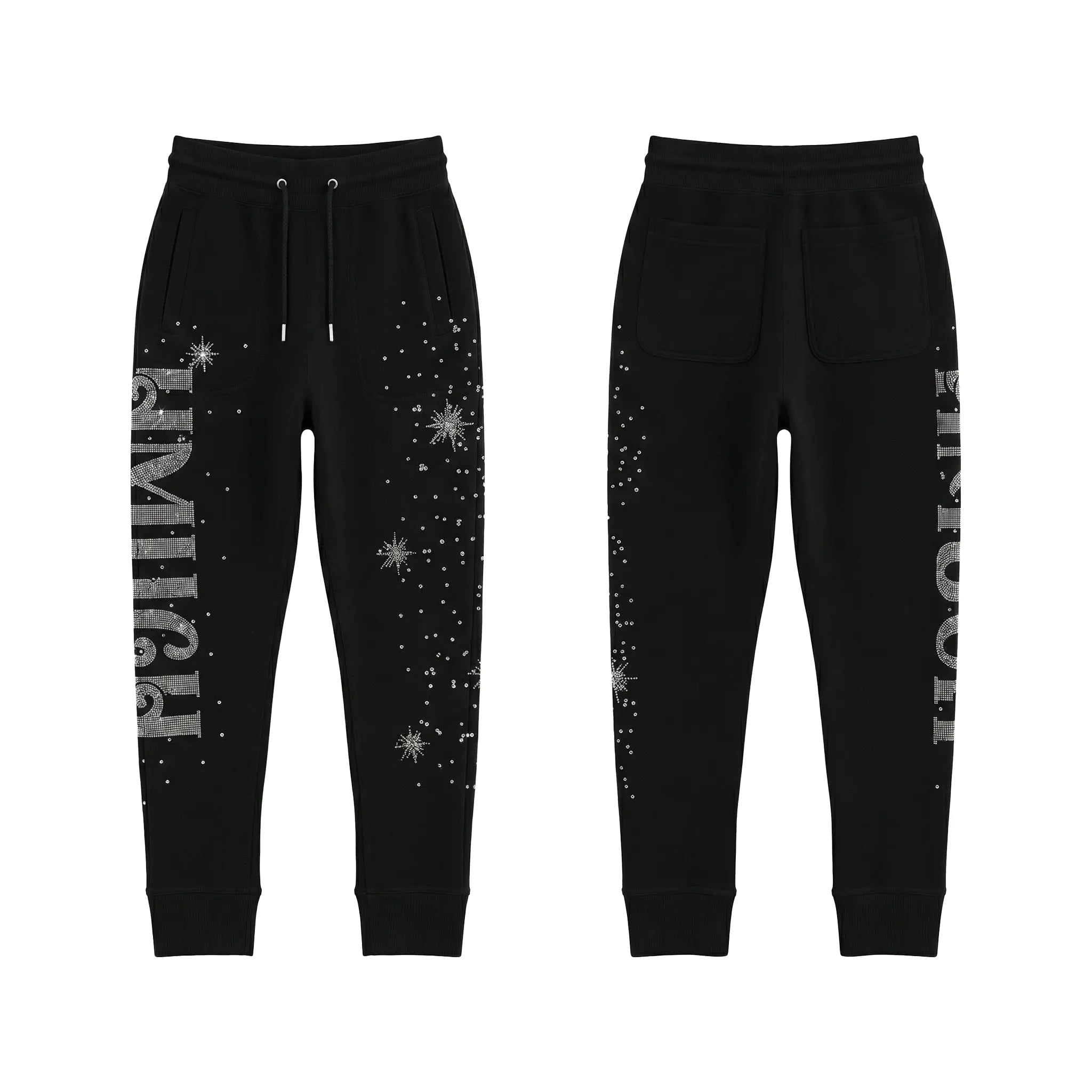 TCH Rhinestone Starfield Jogger Pants Luxury Streetwear Brand Official Showcase