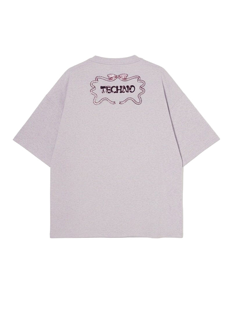 tch rhinestone teddy bear graphic t-shirt pink HighEnd Luxury Streetwear Brand Official Showcase