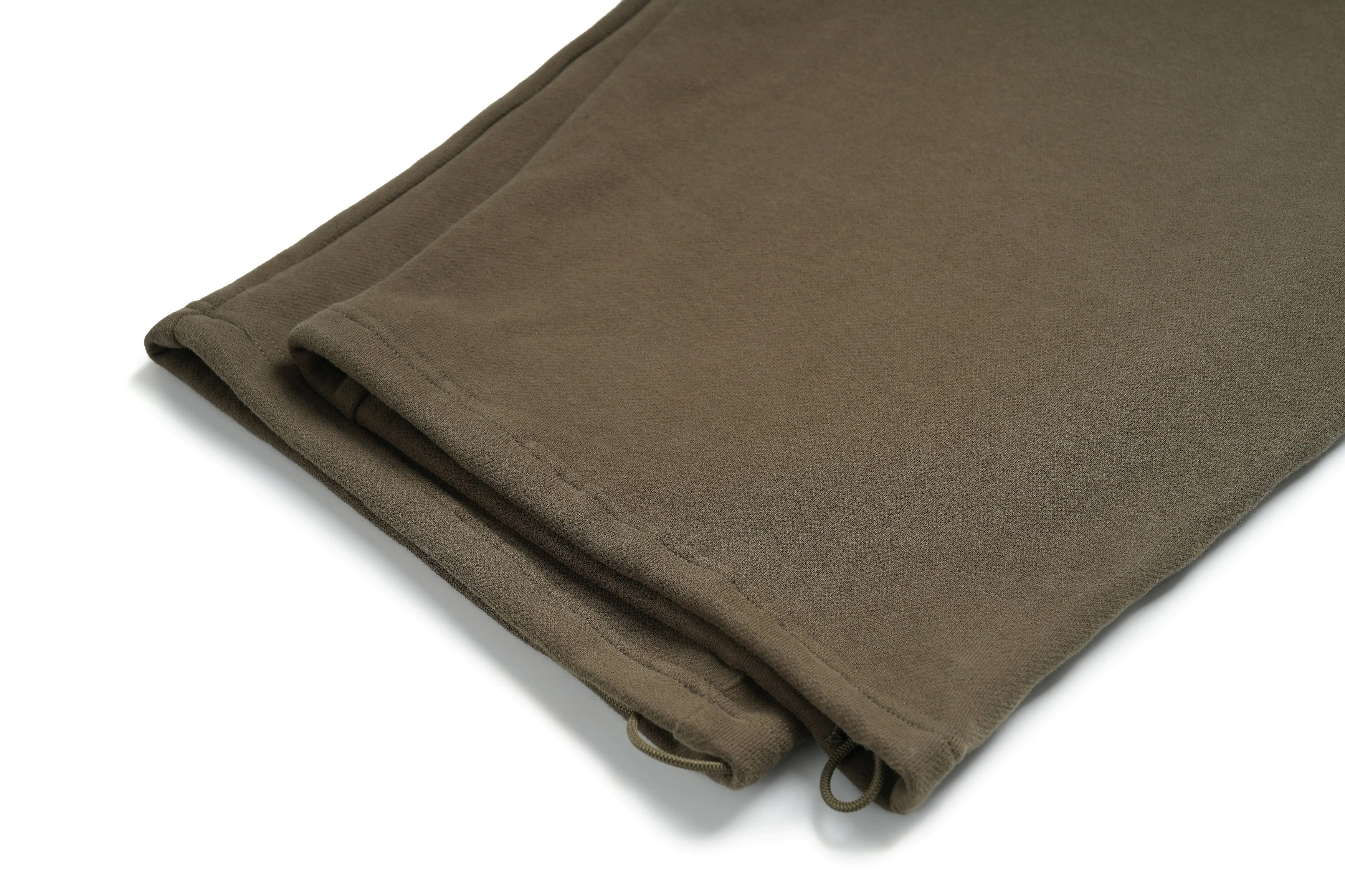 Folded brown fabric on a white background, TCH Rhinestone Teddy Bear Military Green Zip Turtleneck Set