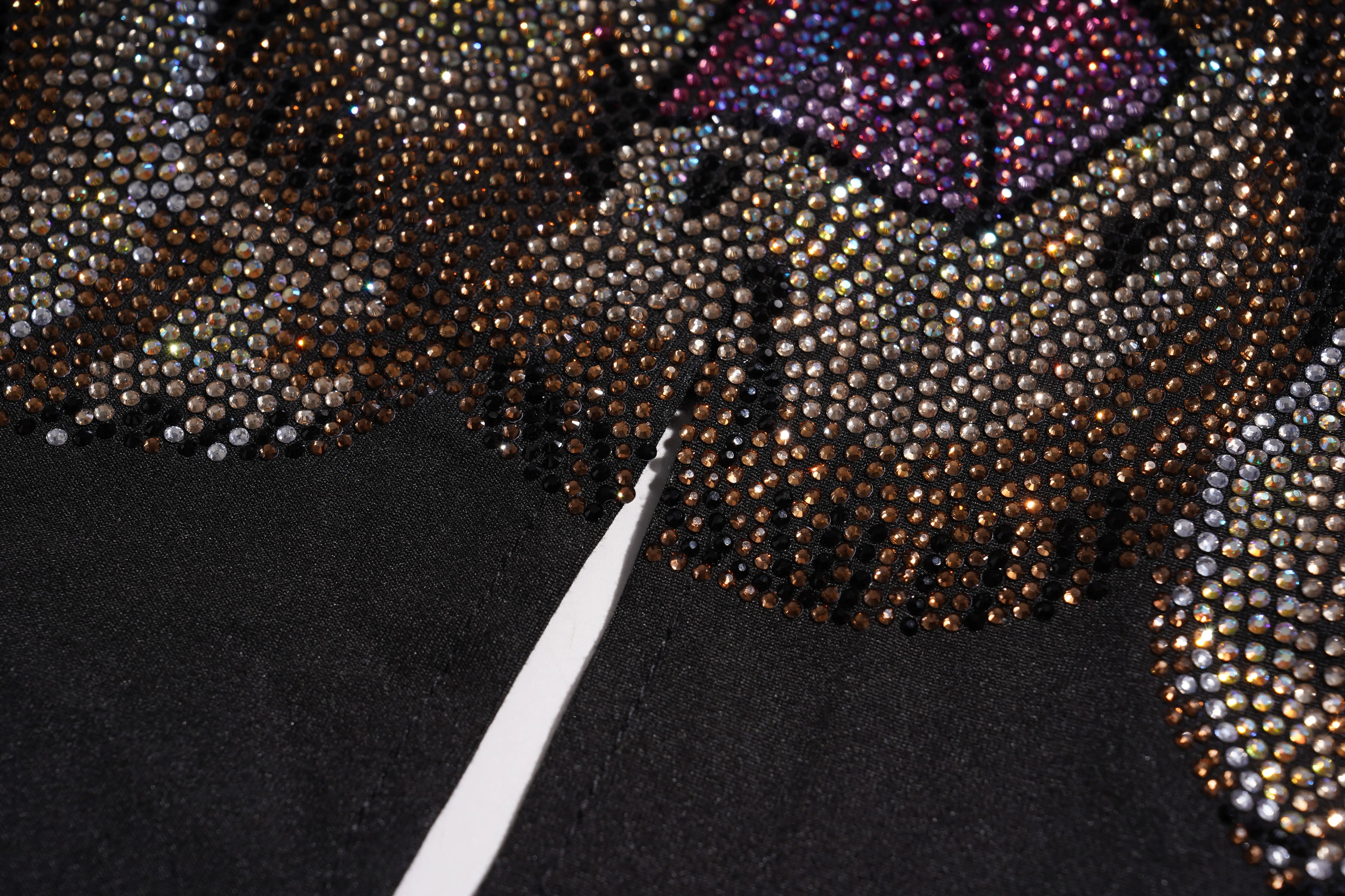 TCH Rhinestone Teddy Bow Wrap Crop Top Luxury Streetwear Brand Official Showcase