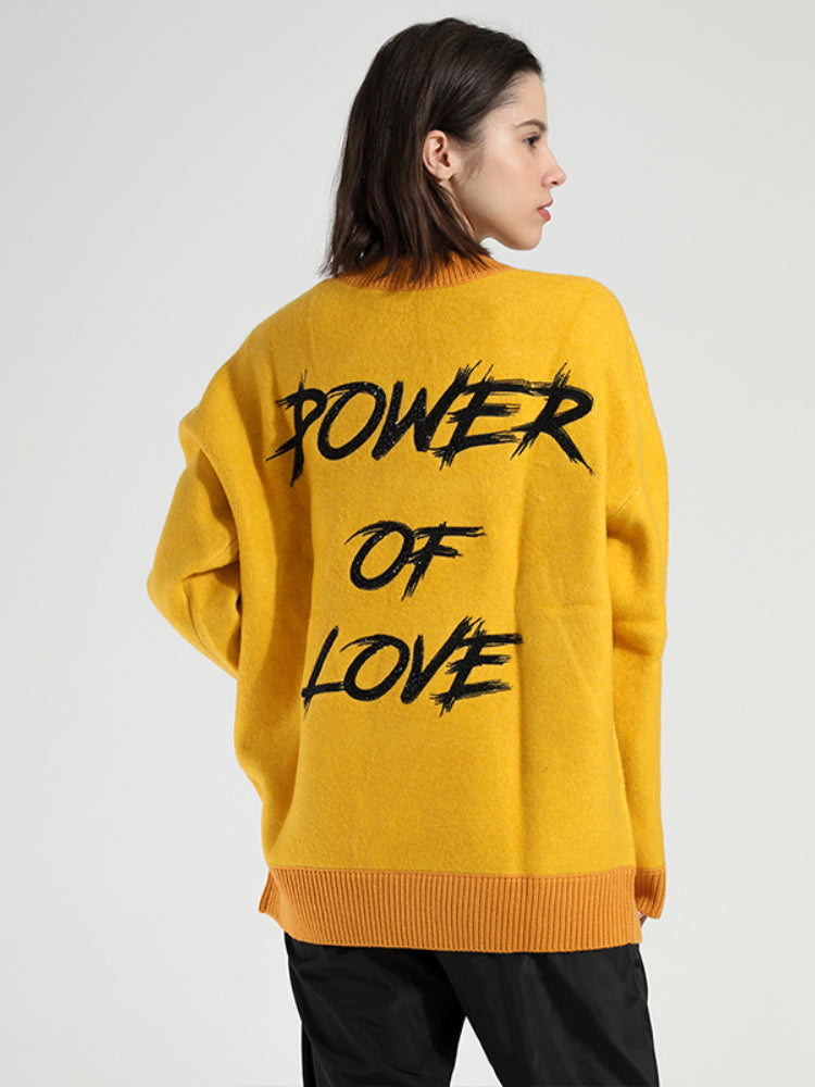 tch rhinestone tiger graphic knitwear sweater yellow HighEnd Luxury Streetwear Brand Official Showcase