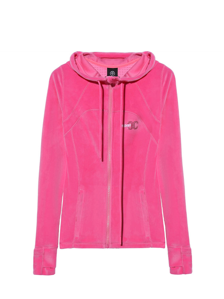 tch rhinestone velour track jacket rose HighEnd Luxury Streetwear Brand Official Showcase