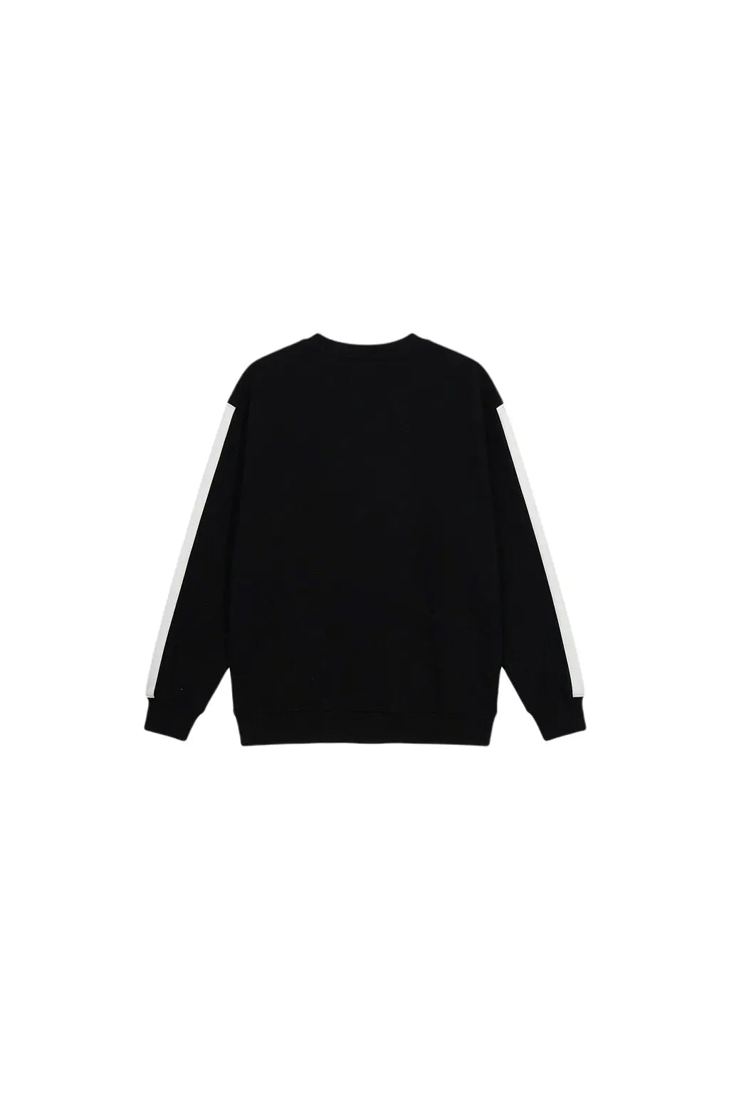 Black sweatshirt on a white background
