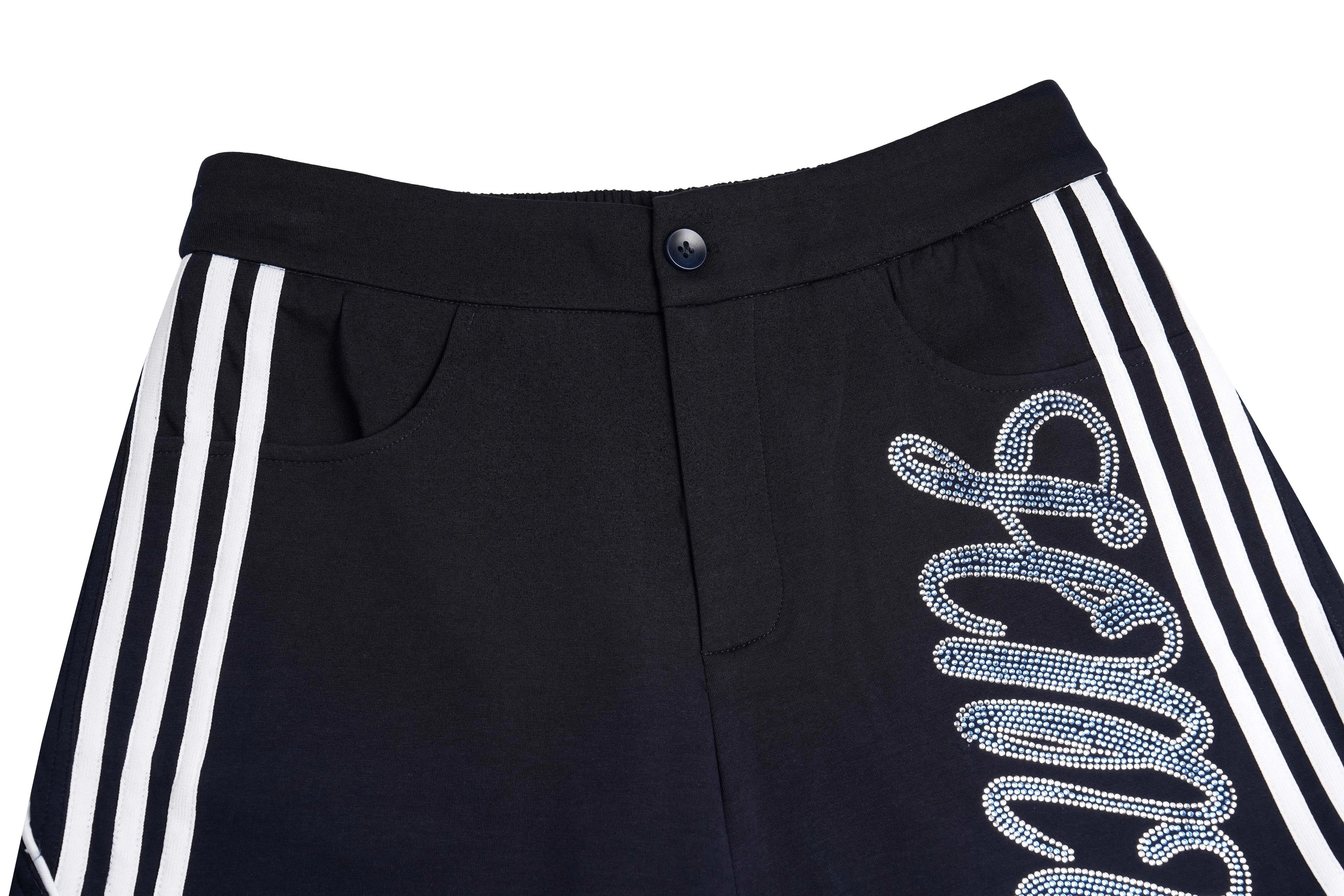 TCH Rhinestone Winged Kitty Zip-Up Tracksuit Set - 6