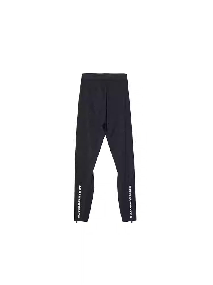 tch sparkling rhinestone graphic slim fit leggings black HighEnd Luxury Streetwear Brand Official Showcase
