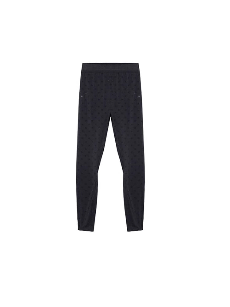 tch sparkling rhinestone graphic slim fit leggings black HighEnd Luxury Streetwear Brand Official Showcase
