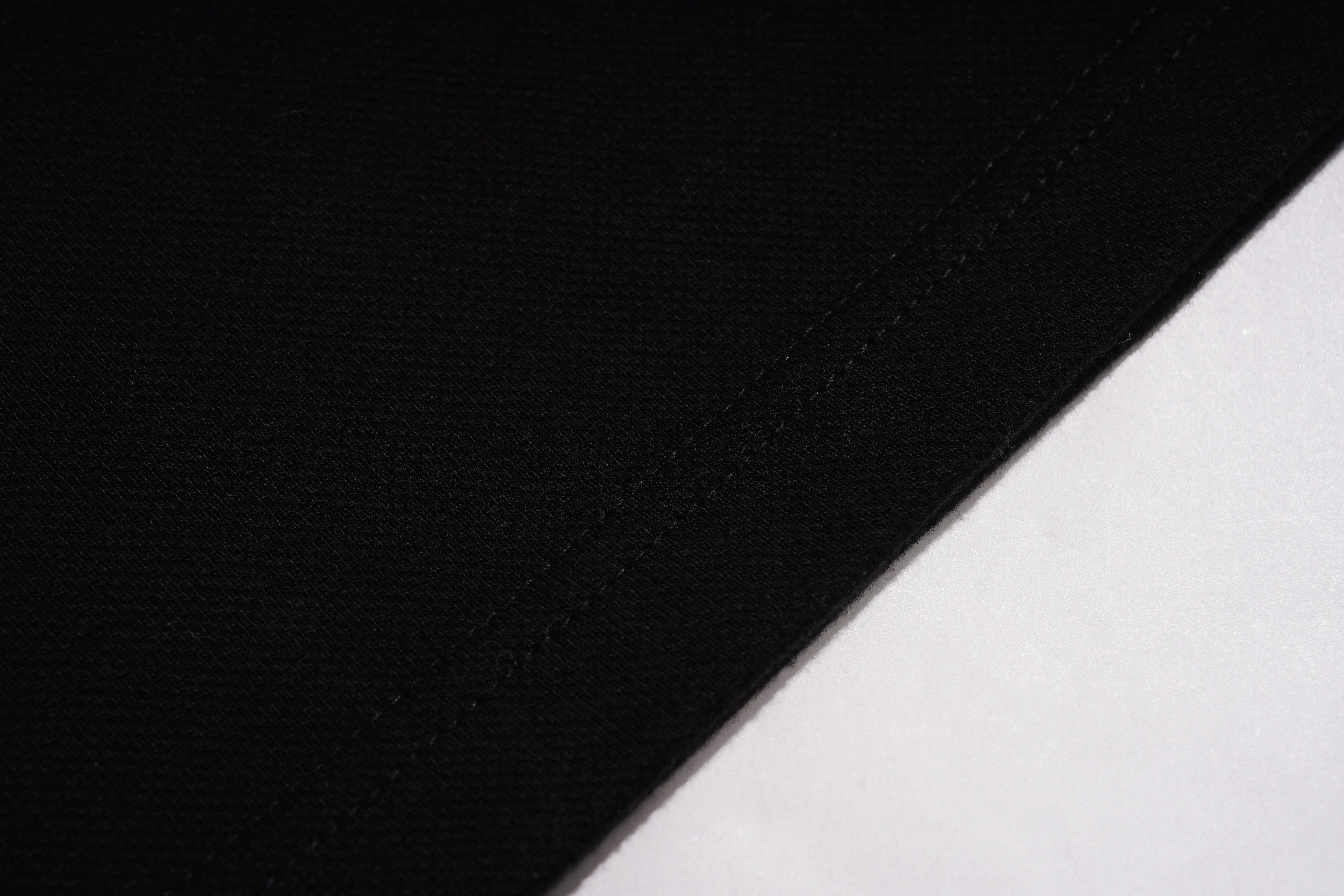 Black and white fabric texture, TCH Techno Rhinestone Graphic Oversize T-Shirt