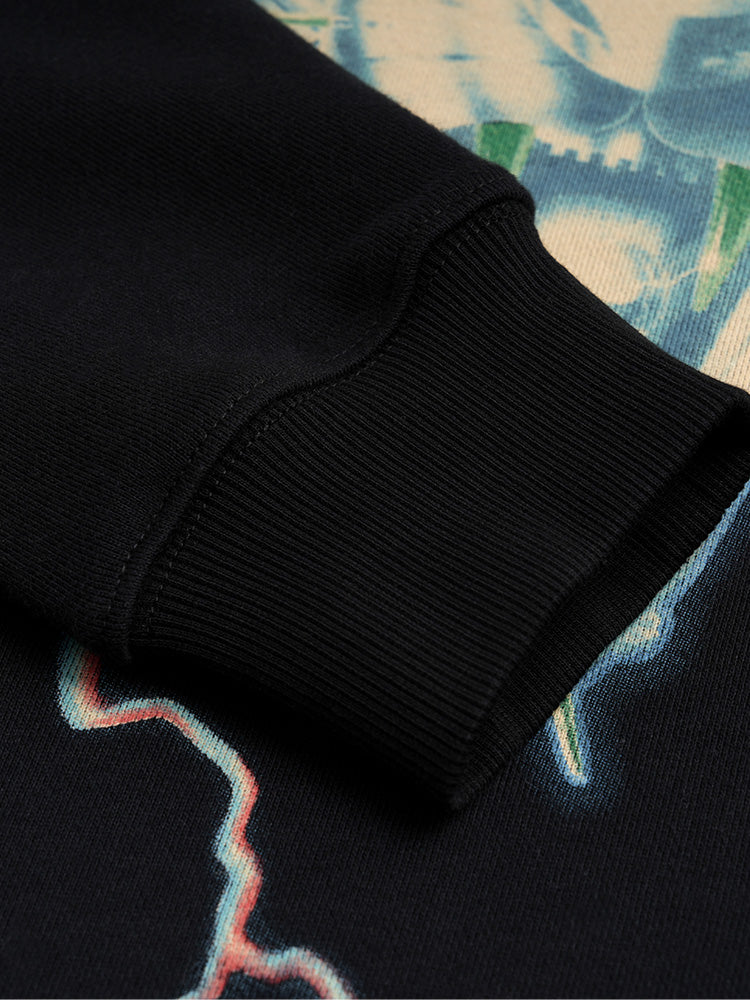tch tiger cotton lightning causal sweatshirt black HighEnd Luxury Streetwear Brand Official Showcase