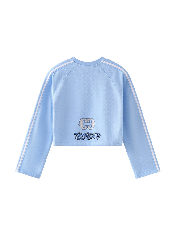 tch trendy rhinestone leopard cropped top lightblue HighEnd Luxury Streetwear Brand Official Showcase