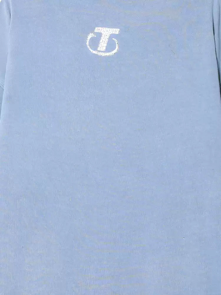 tch unisex graphic rhinestone casual t-shirt lightblue HighEnd Luxury Streetwear Brand Official Showcase