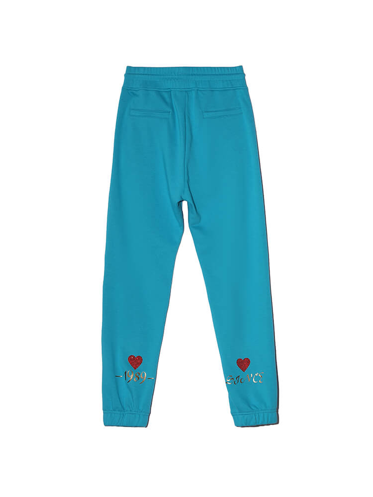 tch unisex graphic rhinestone joggers long pants blue HighEnd Luxury Streetwear Brand Official Showcase