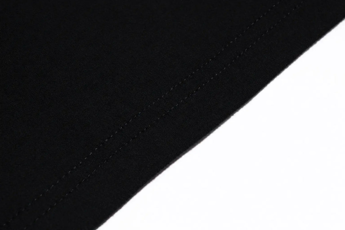 TCH Women's Black Rhinestone Scarf Collar Long Sleeve Top Luxury Streetwear Brand Official Showcase