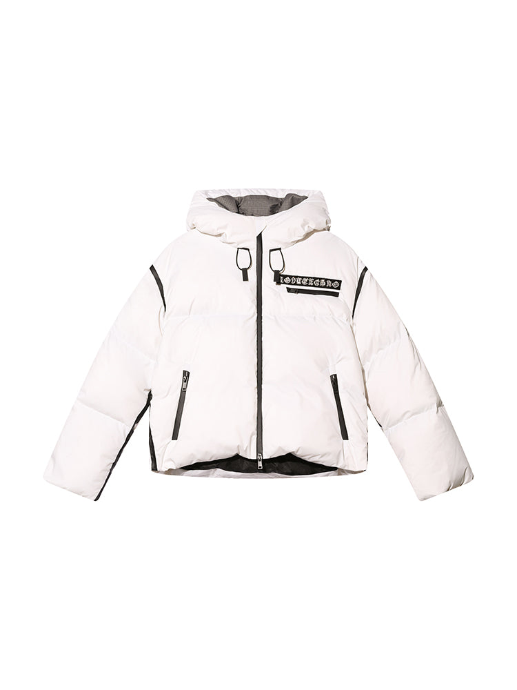 TCH Zip Up Thickened Down Cropped Jacket