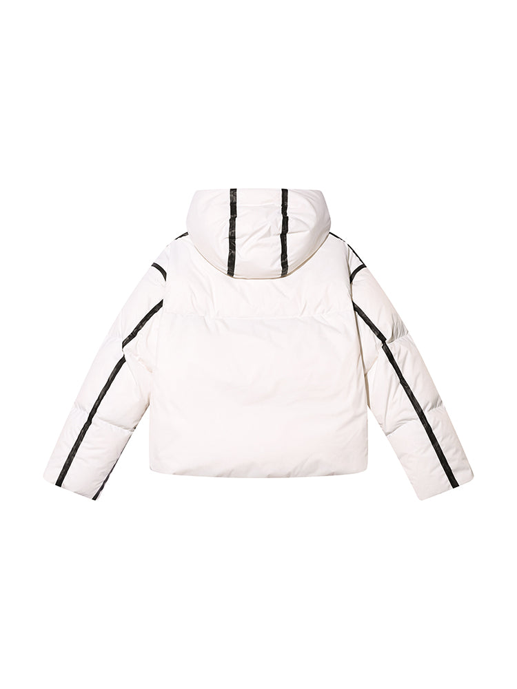 TCH Zip Up Thickened Down Cropped Jacket