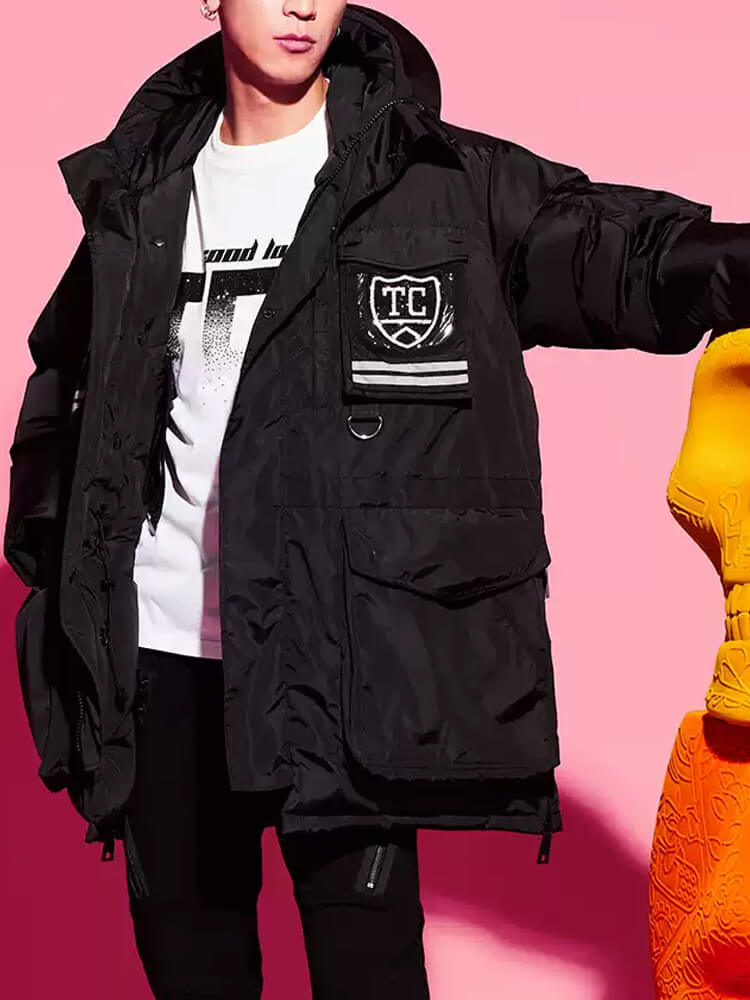 TCH Unisex Rhinestone Thickened Down Jacket