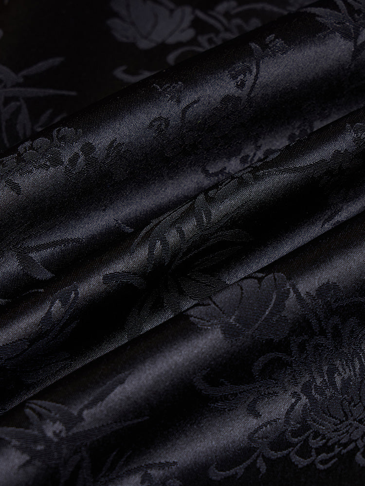 TCH Rhinestone Dragon Retro Embroidery Warm Coat