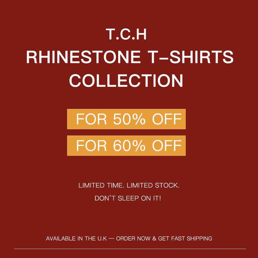 TCH Rhinestone T-Shirts UP TO 50%-USA